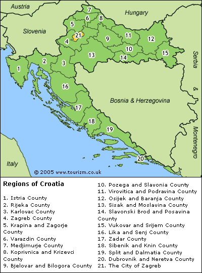 Croatia Maps - Perry-Castañeda